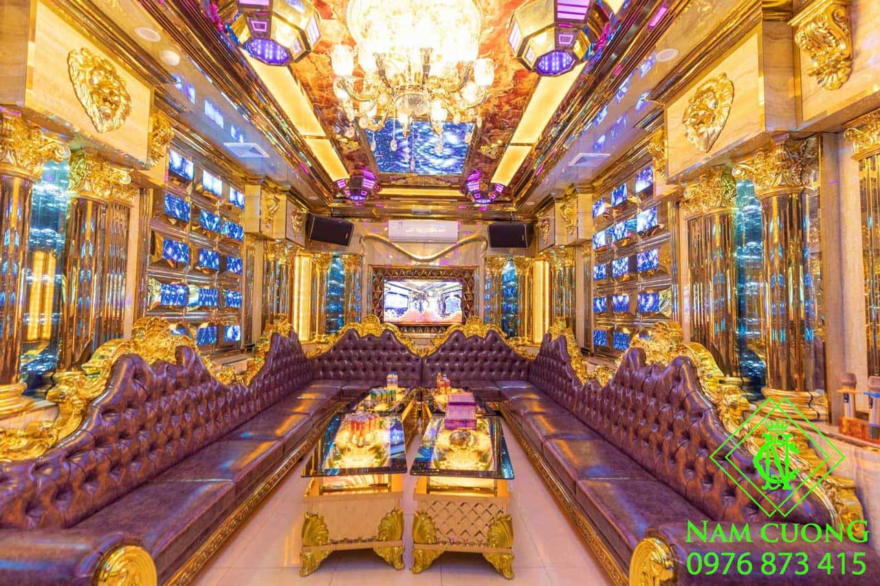 bàn ghế cổ điển phòng karaoke