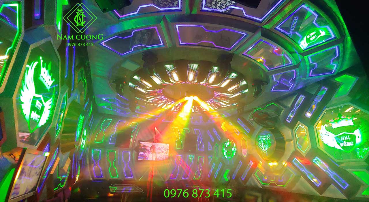 mẫu phòng bay mini bar trọn gói laser moving