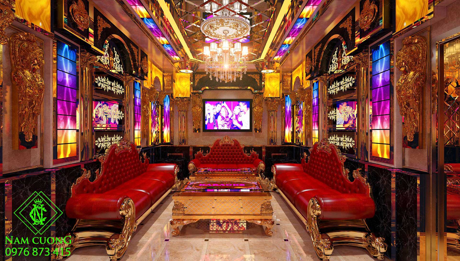 mẫu phòng karaoke cổ điển