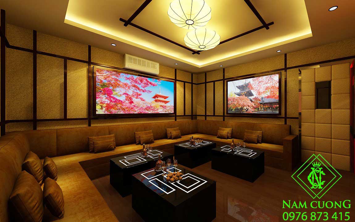  mẫu phòng karaoke nhật bản 