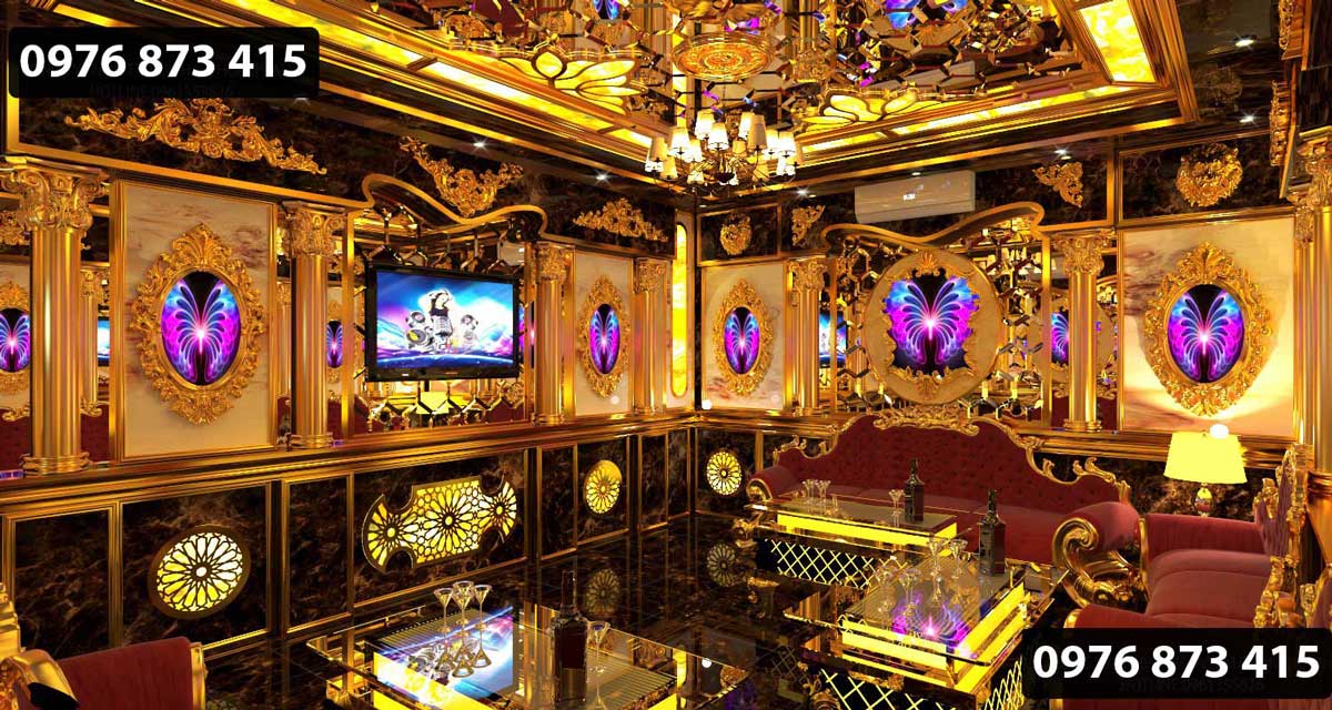nội thất phòng karaoke cổ điển
