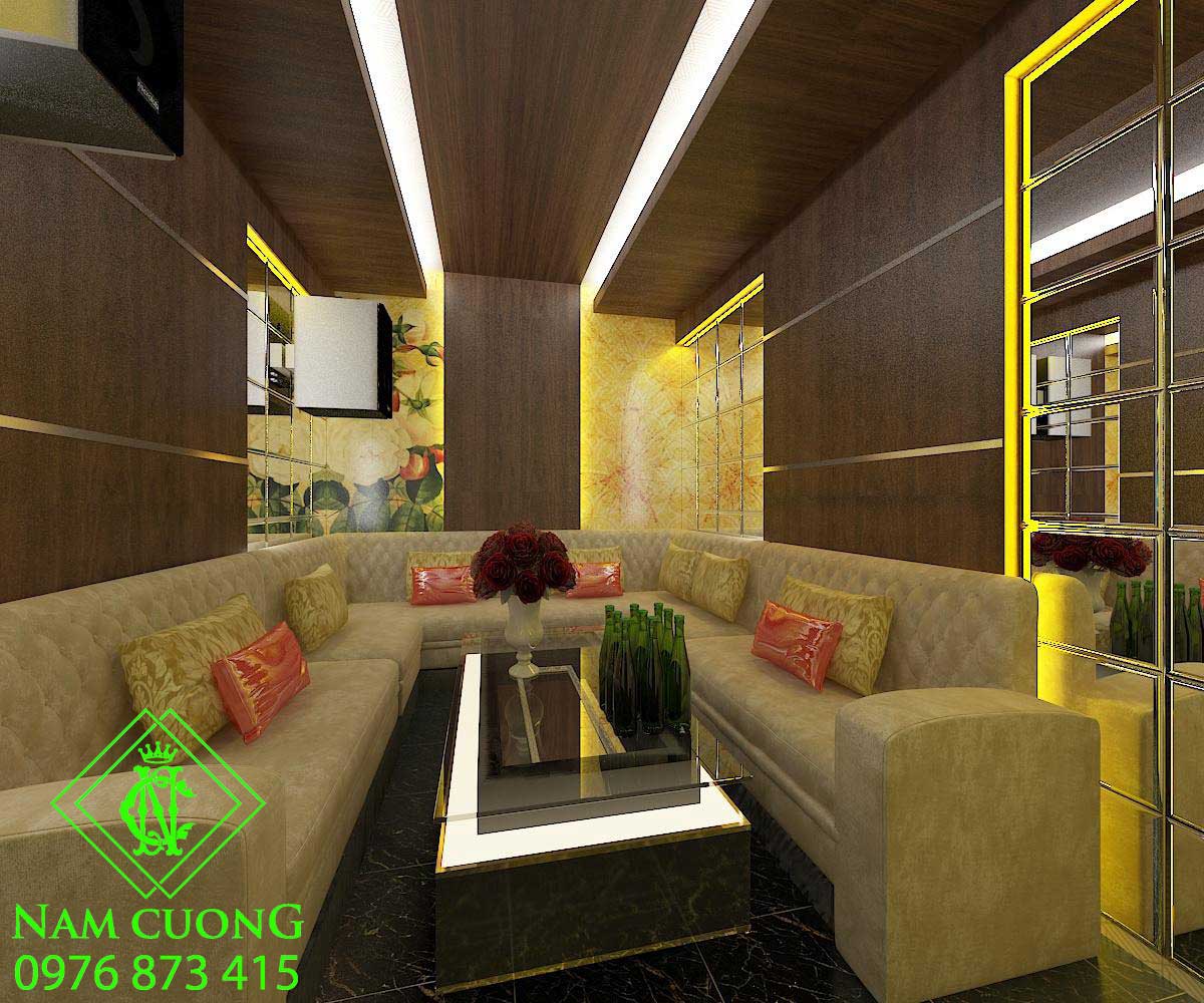 thiết kế mẫu phòng karaoke Nhật Bản